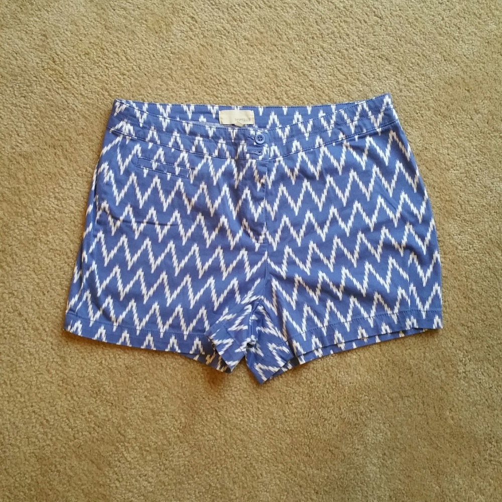 #157 Dept222 Blue & White Shorts Size 8